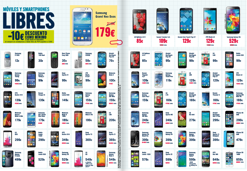 Moviles libres phonehouse